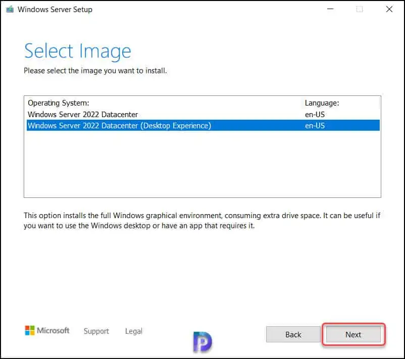 选择Windows Server 2022 Image