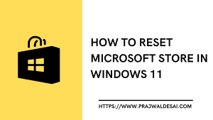 如何在Windows 11中重置微软商店