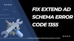 修复SCCM扩展AD模式错误码1355