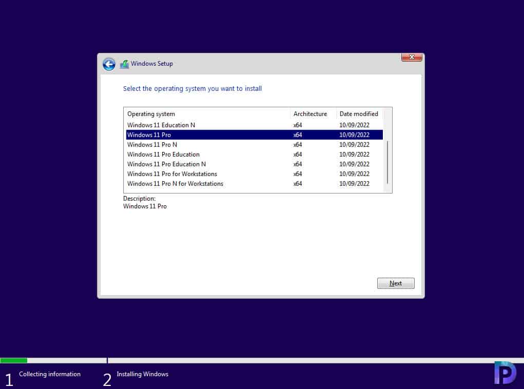 选择Windows 11内部预览版