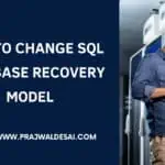 更改SQL数据库恢复模型