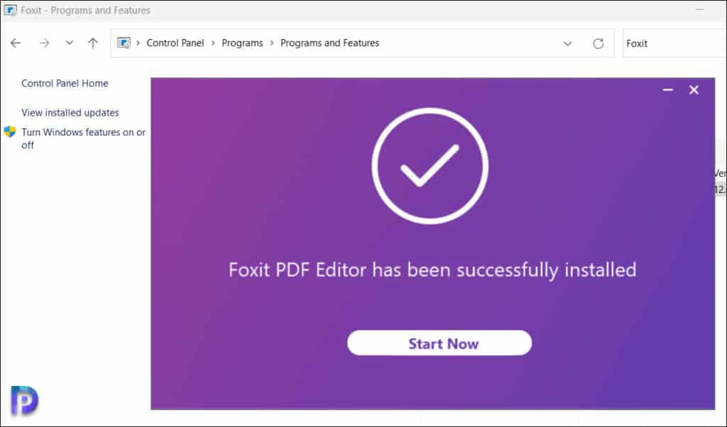 Foxit PDF编辑器修复成功