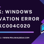Windows激活错误0xc004c020