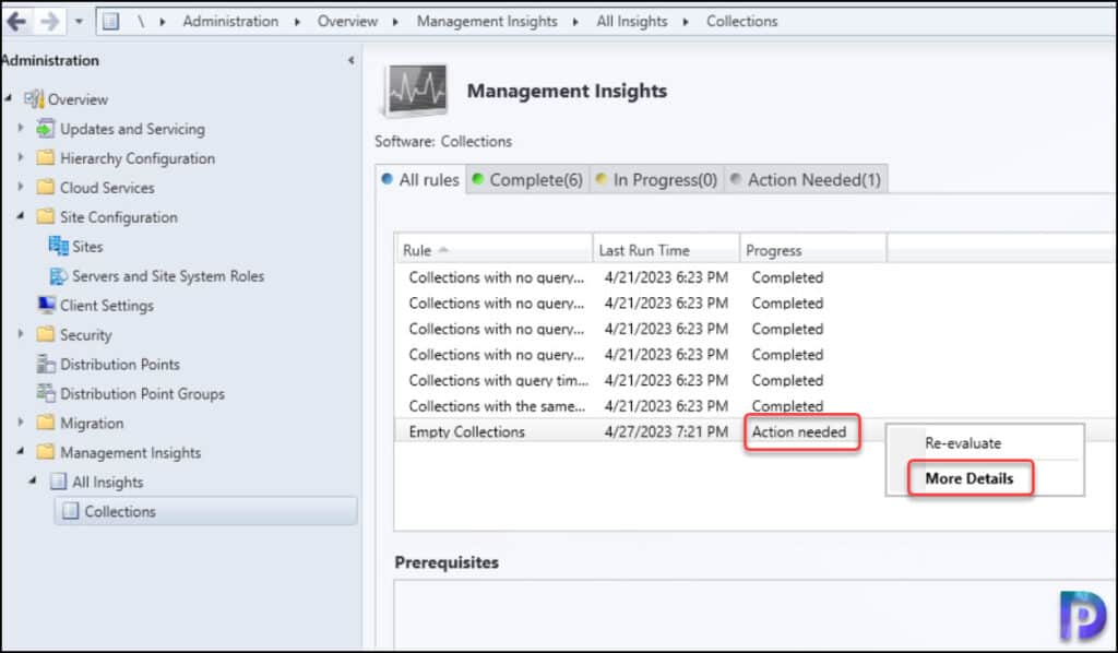 Find Empty Collections in SCCM ConfigMgr