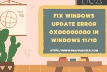 修复Windows 11/10的Windows更新错误0x00000000